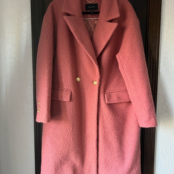 MaxAzria Pink Boucle Coat - Picture 2 of 12